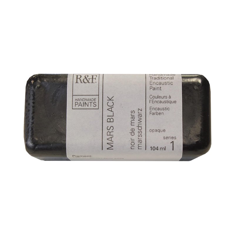 R&F RF Artist Encaustic Paint Mars Black 104 ml - Image 2