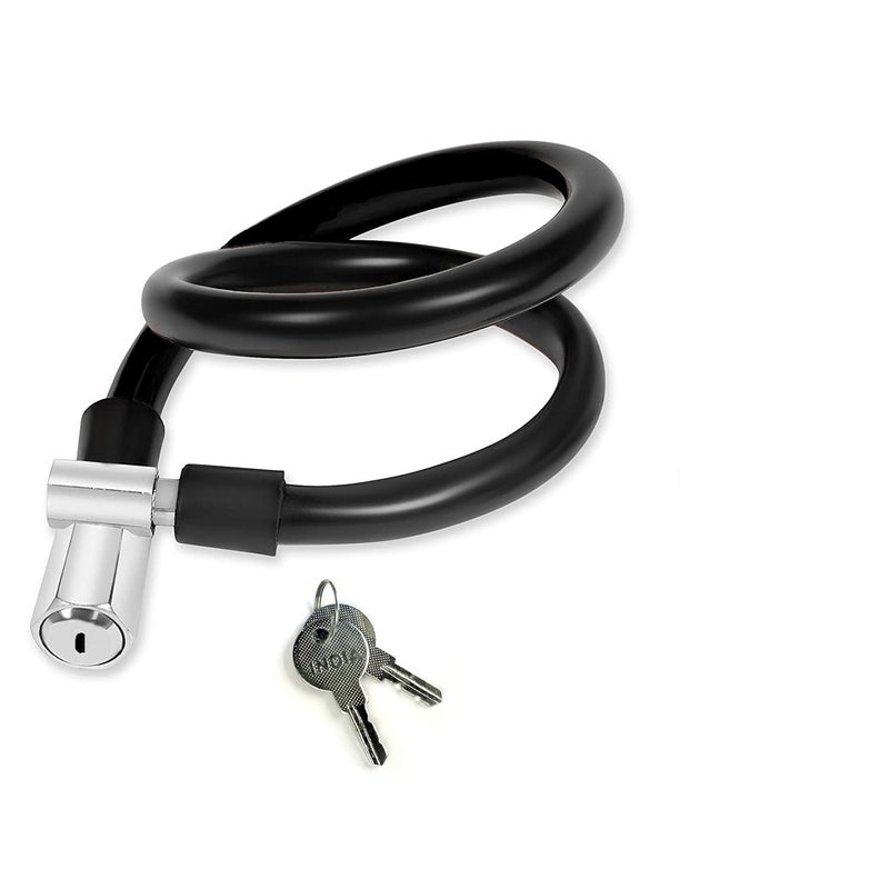TT Oil Rubbed Heavy Duty Multi Purpose Key Chain Cable Lock for Helmet, Cycle, Luggage (Colour May be Vary) - Image 1