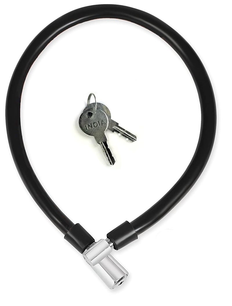 TT Oil Rubbed Heavy Duty Multi Purpose Key Chain Cable Lock for Helmet, Cycle, Luggage (Colour May be Vary) - Image 2