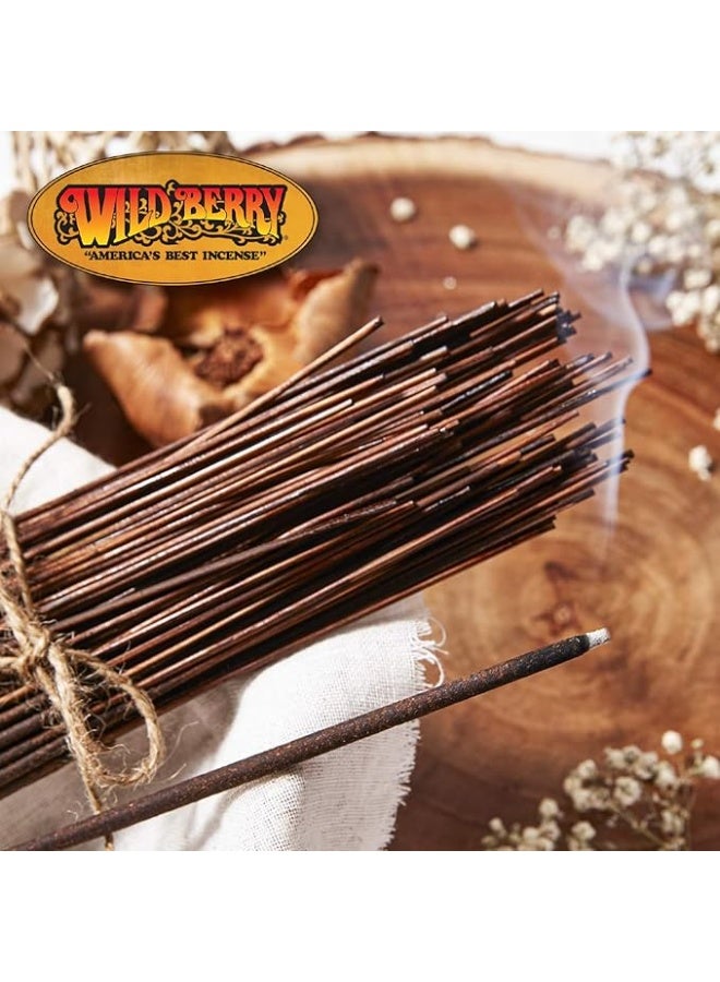 Wild Berry Incense Sticks - Patchouli - Classic Fragrance with Jasmine and Cedar Wood - Hand Dipped in The USA (100 Count) Patchouli - Image 2