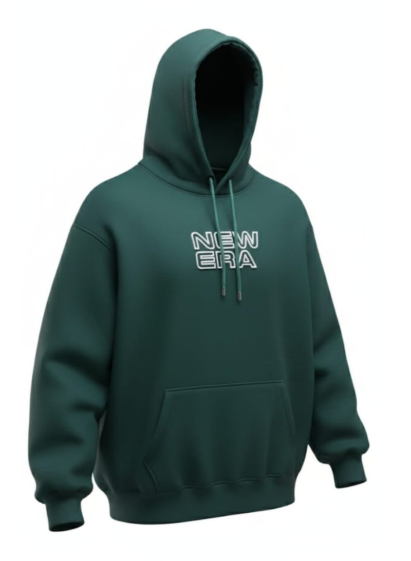 NEW ERA Men’s Oversized Hoodie – Winter High-Quality Hoodie with Modern  Design - Image 1