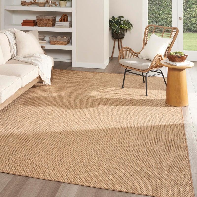 Nourison Home Courtyard Jute 8' x 10' Area Rug - Easy Clean, Non Shedding, Bed Room, Living Room, Dining Room, Kitchen (8' x 10') - Image 5