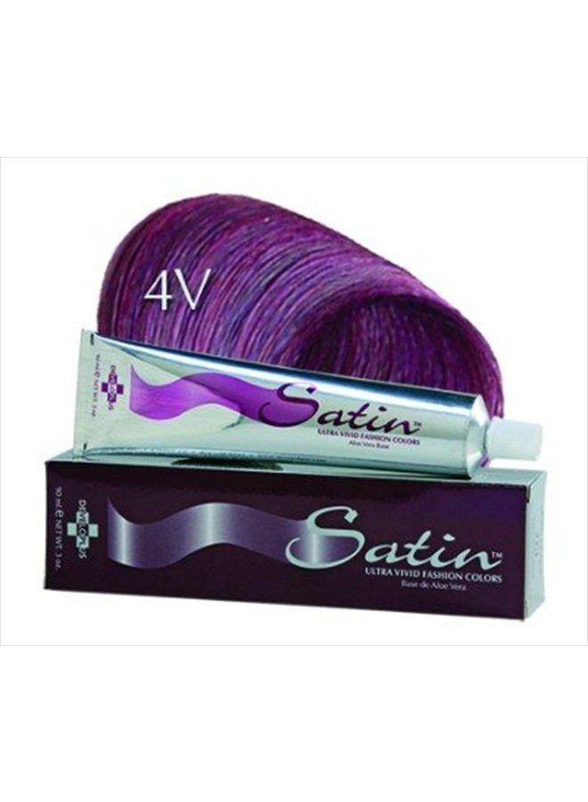Developlus Satin Color #4V Violet Brown 3 Ounce (88ml) (3 Pack) - Image 1