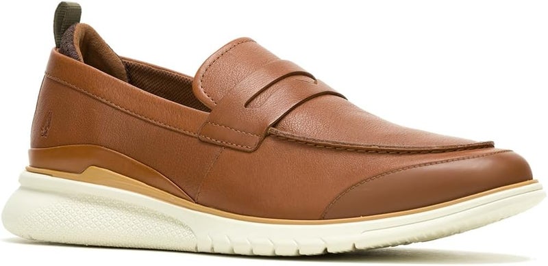 Hush Puppies Cognac Faux Leather Slip-On Shoes - Image 2