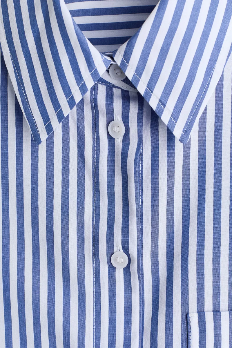 H&M  Short poplin shirt for Women | Best Price UAE