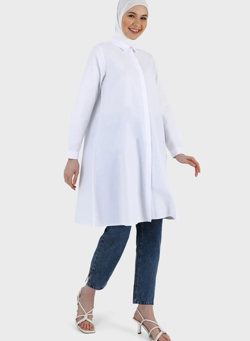 Refka by modanisa Button Down Tunic