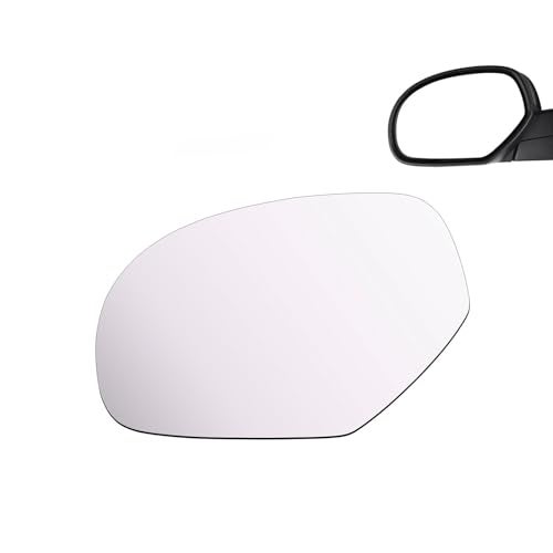 ReYee Mirror Glass fit for 2007-2014 Cadillac Escalade Chevy Avalanche Silverado Suburban Tahoe GMC Sierra Yukon Driver Left Side Mirror Glass LH No Backing Plate Flat Including Adhesive - Image 2
