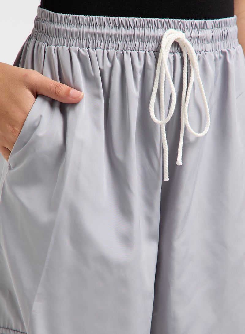 جينجر بنطلون واسع بأرجل واسعة وجيوب كارغو - Image 4