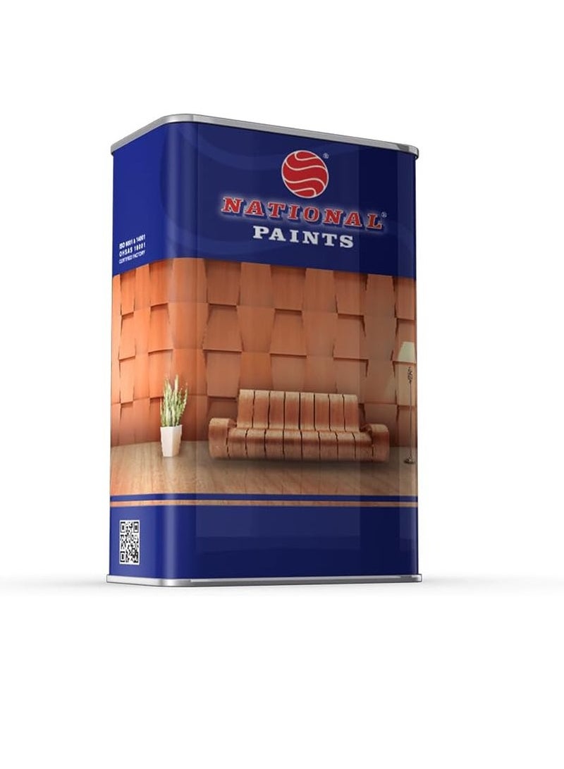 National Paints Wood Stain TEAK N-017 (1L) Premium Fast Drying