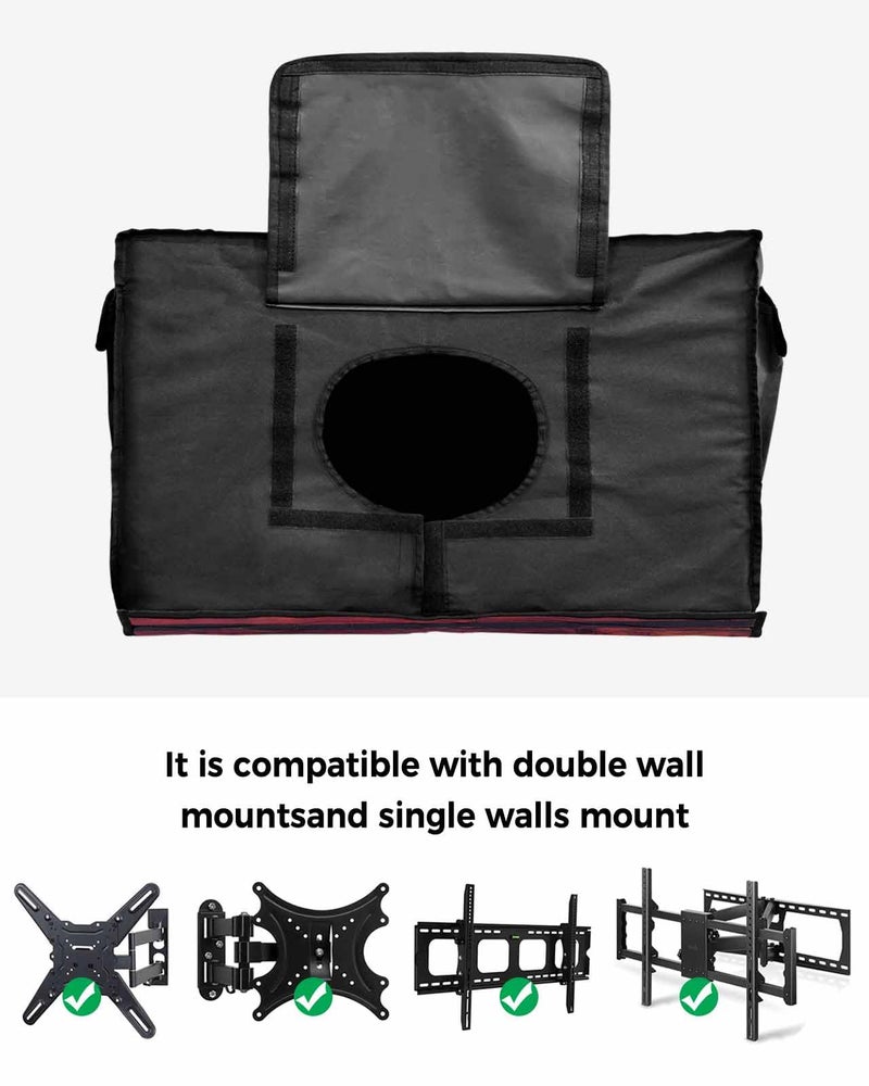 Vintage American Flag Outdoor TV Cover 36 to 39 Inches Weatherproof Waterproof Brown Red Blue - Image 5