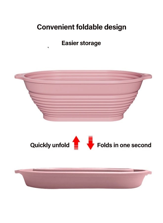 12-Piece Set Silicone Bread Proofing Basket, Sourdough Starter Kit Bread Proofing Basket Set,Complete Baking Supplies, Comes with Two Upgraded Silicone Bread Proofing Baskets, Foldable Silicone Brea - Image 5