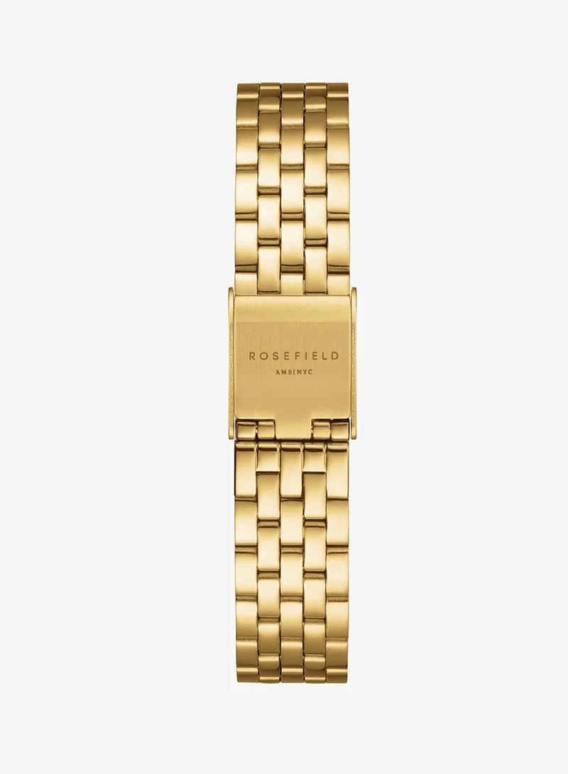Rosefield  Rosefield The Boxelle White Dial Gold Steel Women Watch, BWGSG-B01 for Women | Best Price UAE