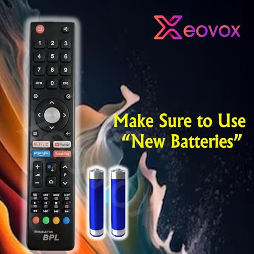 Xeovox Remote for BPL LED Tv Suitable for BPL Smart Android 4k LED UHD HD LED Tv with Hotkeys Without Voice Command - Image 5