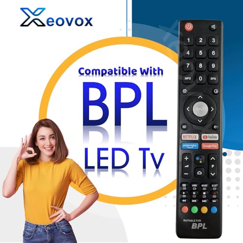 Xeovox Remote for BPL LED Tv Suitable for BPL Smart Android 4k LED UHD HD LED Tv with Hotkeys Without Voice Command - Image 2