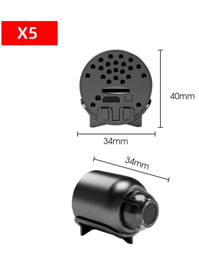 ELTRAZONE Mini WiFi Camera Wireless HD 1080P Security with IR Motion Detection – Baby Monitor, IP Camera, Remote Viewing, 64GB Storage (Black) - Image 4