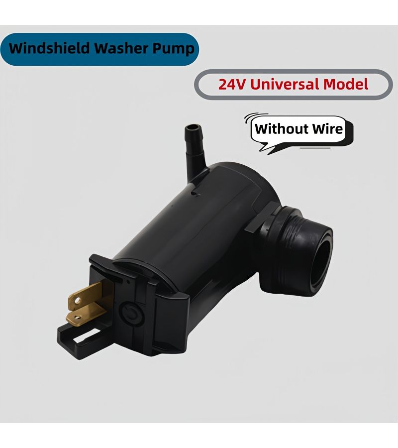 Universal 24V Cordless Water Spray Motor Windshield Wiper Pump for Truck Bus RV Boat - Image 4