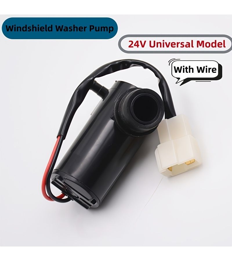 Universal 24V Cordless Water Spray Motor Windshield Wiper Pump for Truck Bus RV Boat - Image 3