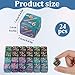 Styquenzer Token Dice Counter 24 Pcs 11 MTG Counter Dice D6 Plus and Minus Dices Kit Acrylic Board Game MTG Accessories for MTG CCG Card Gaming BluePurpleGreen - Image 4