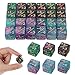 Styquenzer Token Dice Counter 24 Pcs 11 MTG Counter Dice D6 Plus and Minus Dices Kit Acrylic Board Game MTG Accessories for MTG CCG Card Gaming BluePurpleGreen - Image 2