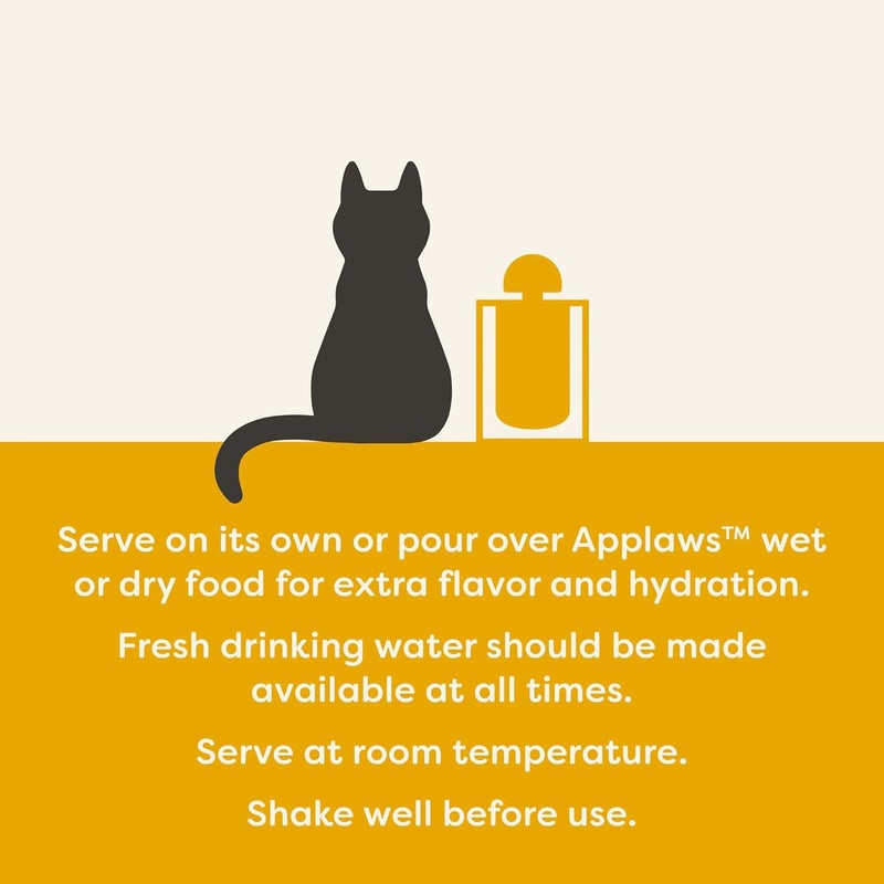 Applaws Natural Bone Broth Wet Cat Food Topper, Limited Ingredient Bone Broth for Cats, Wet Food Topper for Cats with No Artificials, Chicken Breast (12 x 3oz Spout Pouches) - Image 4