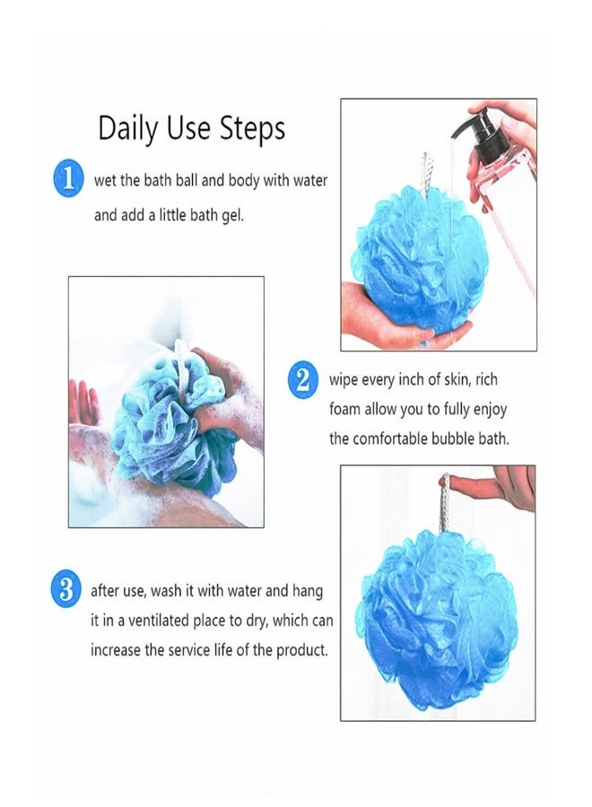 K3 ZONE Premium Bathing Round Loofah for Men and Women with rope (Pack of 2) - Image 3