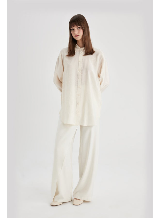 DeFacto Woman Wrap Woven Trousers  - Image 5