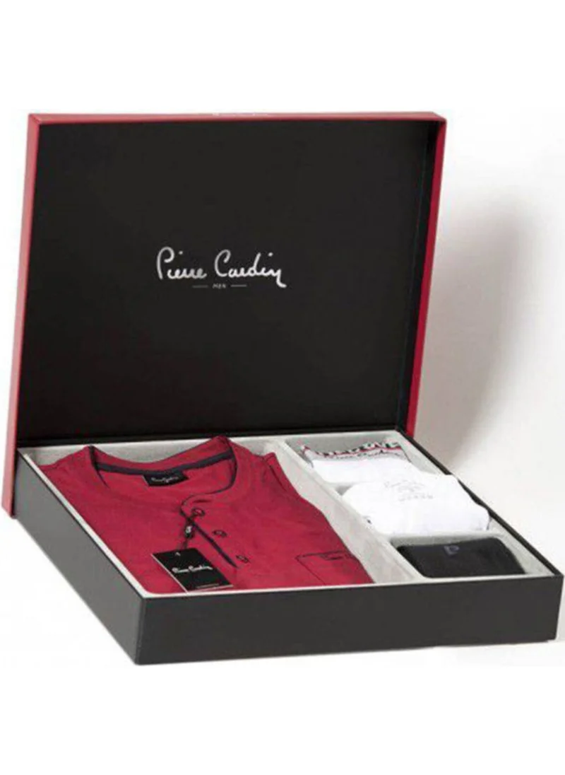 pierre cardin 2000 Men's Dowry Suit - Claret Red