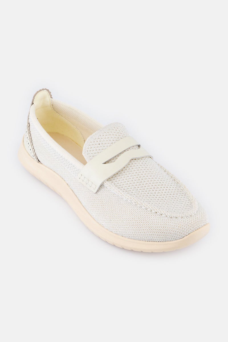 COLE HAAN Women Wide ZG Meritt Slip On Casual Shoes, Silver - Image 1