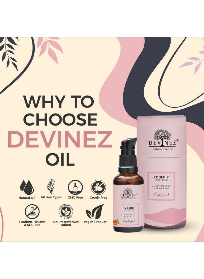 Devinez Rosehip Seed Coldpressed Oil 30Ml Pure - Image 3