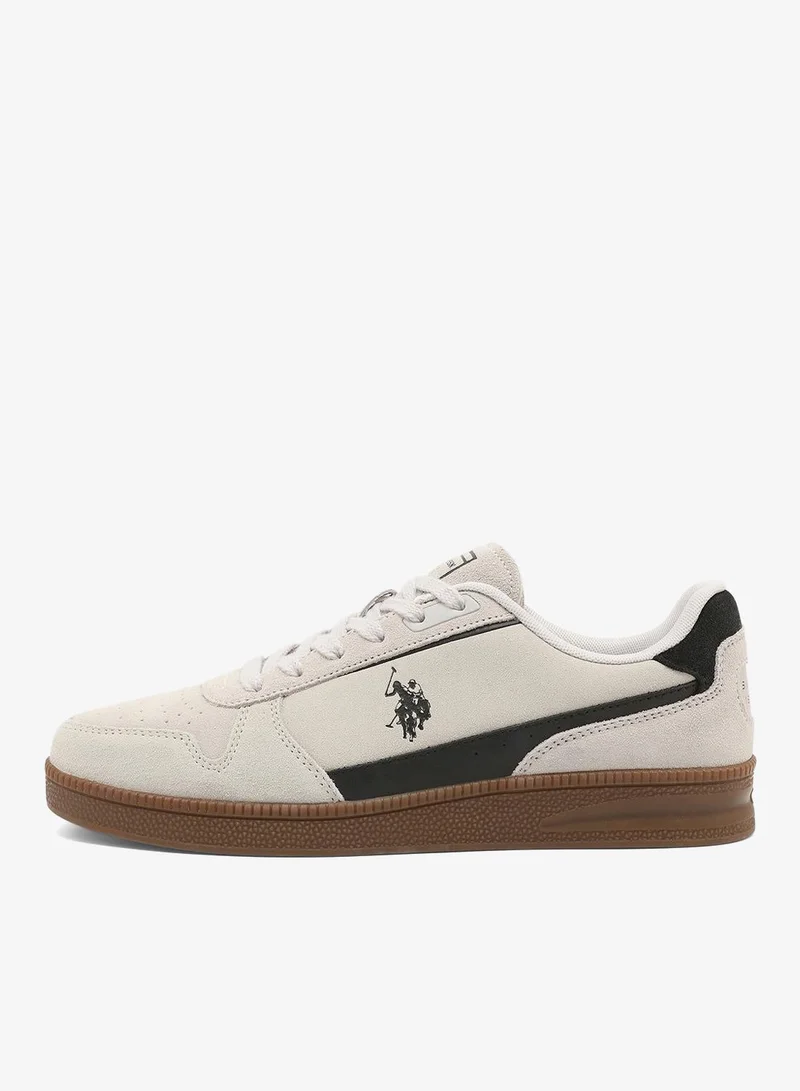 يو اس بولو اسن Perry S Men's Casual Walking Sneakers - Stone