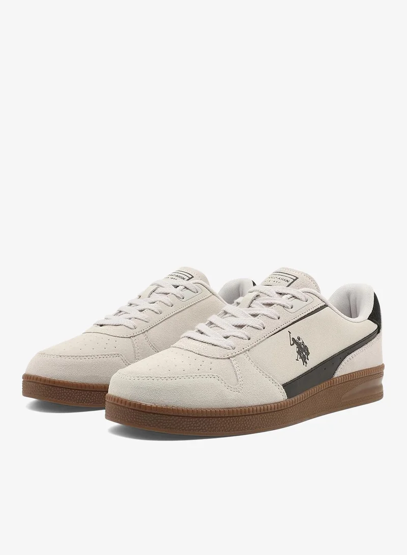 U.S. Polo Assn. 6M PERRY S GLB 6FX MEN OD_STONE Perry S Men's Casual Walking Sneakers - Stone for Men | Best Price UAE