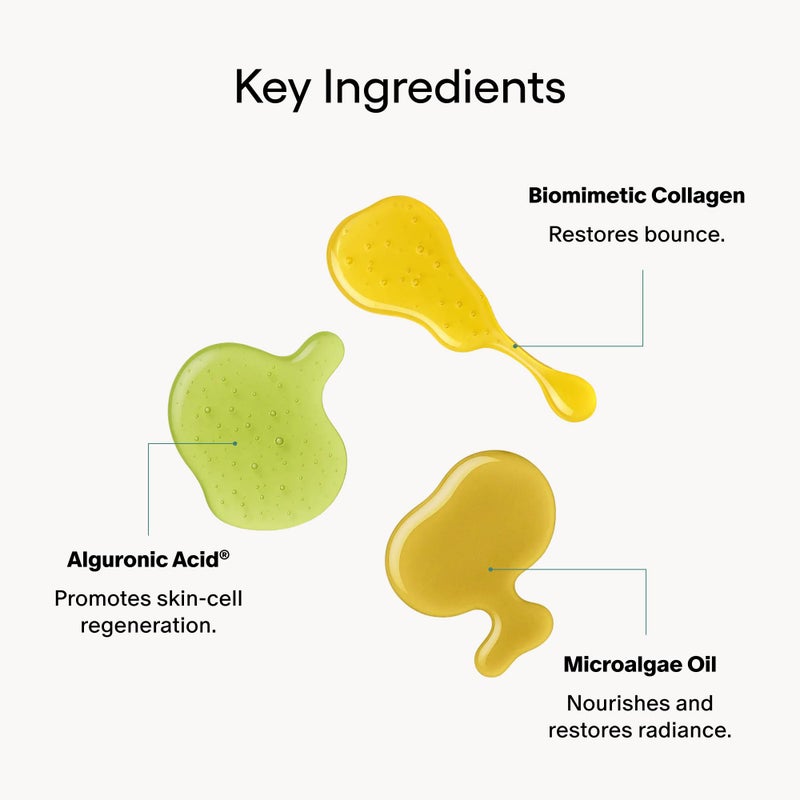 Algenist GENIUS Ultimate Anti-Aging Face Cream - Restoring Collagen Cream to Smooth, Brighten + Help Improve Skin's Radiance - Formulated with Patented Alguronic Acid and Microalgae Oil (1 oz) - Image 3