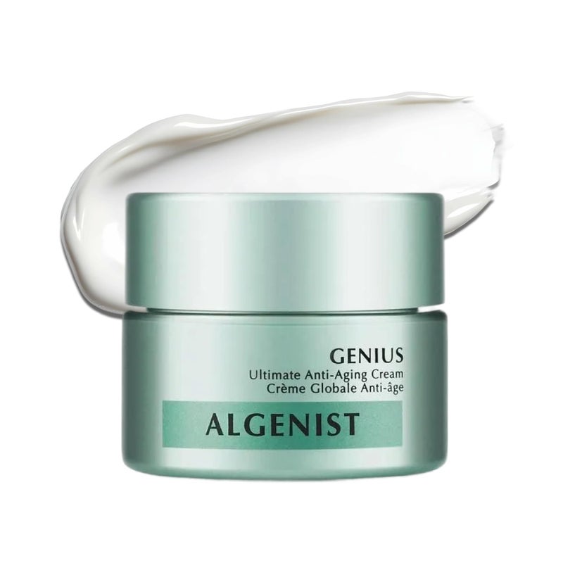 Algenist GENIUS Ultimate Anti-Aging Face Cream - Restoring Collagen Cream to Smooth, Brighten + Help Improve Skin's Radiance - Formulated with Patented Alguronic Acid and Microalgae Oil (1 oz) - Image 1