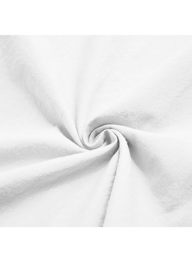 Sthxyfaith Muslim White Men’s Robe, Pajamas Night Sleep Cotton Robe - Image 5