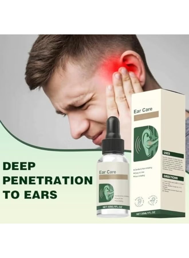 SOUTH MOON Ear Care Drops Gentle Formula 30ml, Natural Ingredients, Relieve Tinnitus by Unblocking Secretions for Daily Ear Hygiene, Easy to Use & Portable for Men & Women - Image 5
