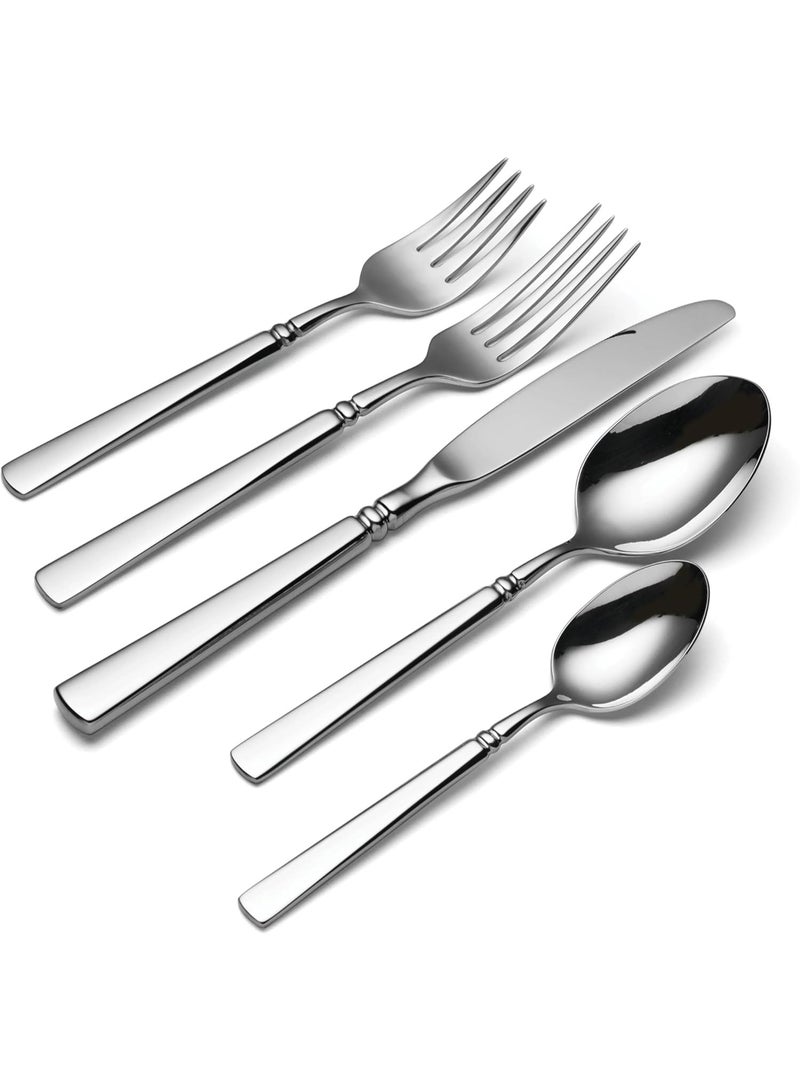 Oneida Easton Flatware, 5 Piece, Silver - Image 2