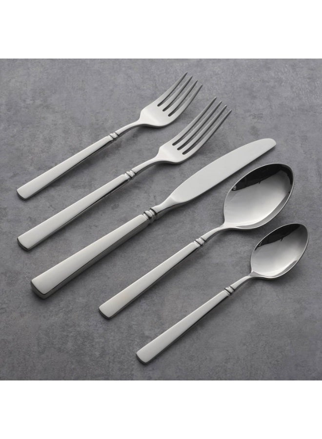 Oneida Easton Flatware, 5 Piece, Silver - Image 4