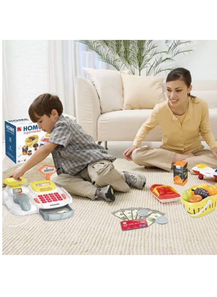 Premium Home Supermarket Cash Register Toy Set – Pretend Play Grocery Store for Kids - Image 3
