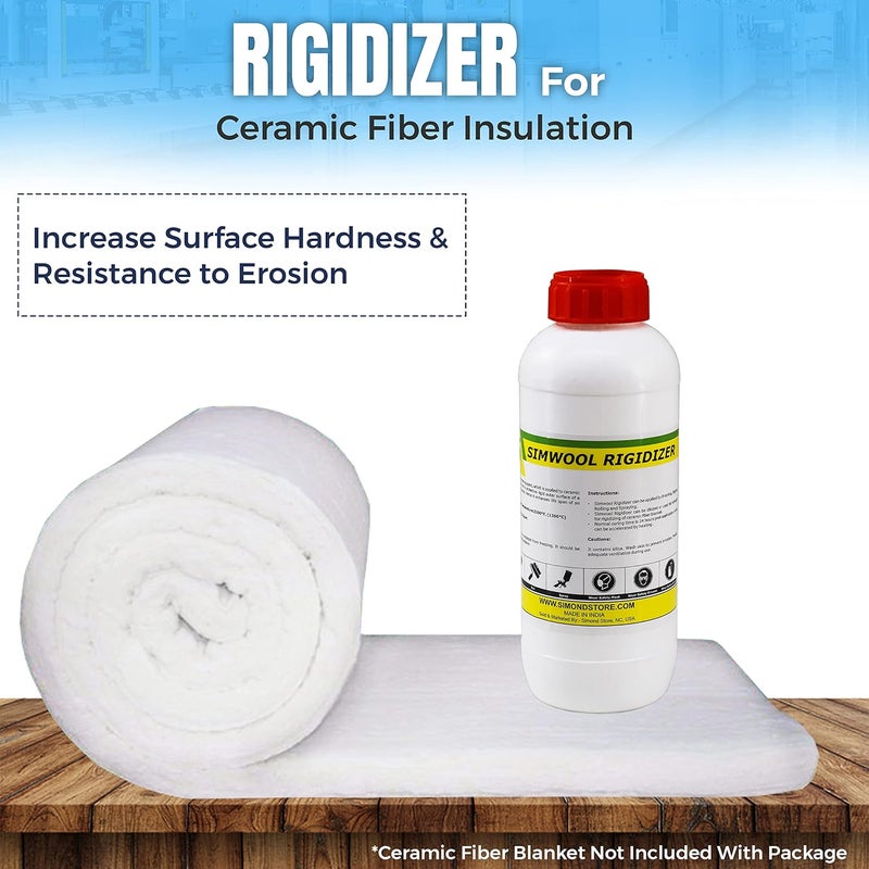 Simond Colloidal Silica Rigidizer - Coating for Refractory Ceramic Fiber Products - 1 Quart (40 Oz Approx.) - Image 3