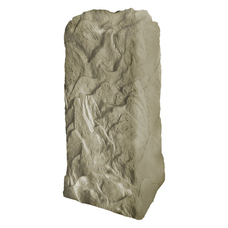 Emsco Group 2235 Natural Sandstone Appearance Utility Cover â€“ Lightweight â€“ Easy to Install Tall Monolith Landscape Rock - Image 1
