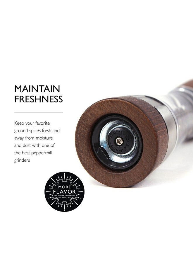 Cole & Mason Derwent Pepper Mill - Precision Grinder & Refillable Seasoning and Spice Tools - Adjustable Peppercorn Grinder Settings - Pepper Mill, Forest Wood - Image 5
