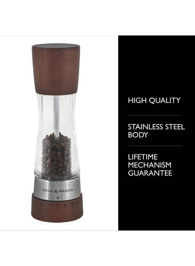 Cole & Mason Derwent Pepper Mill - Precision Grinder & Refillable Seasoning and Spice Tools - Adjustable Peppercorn Grinder Settings - Pepper Mill, Forest Wood - Image 2