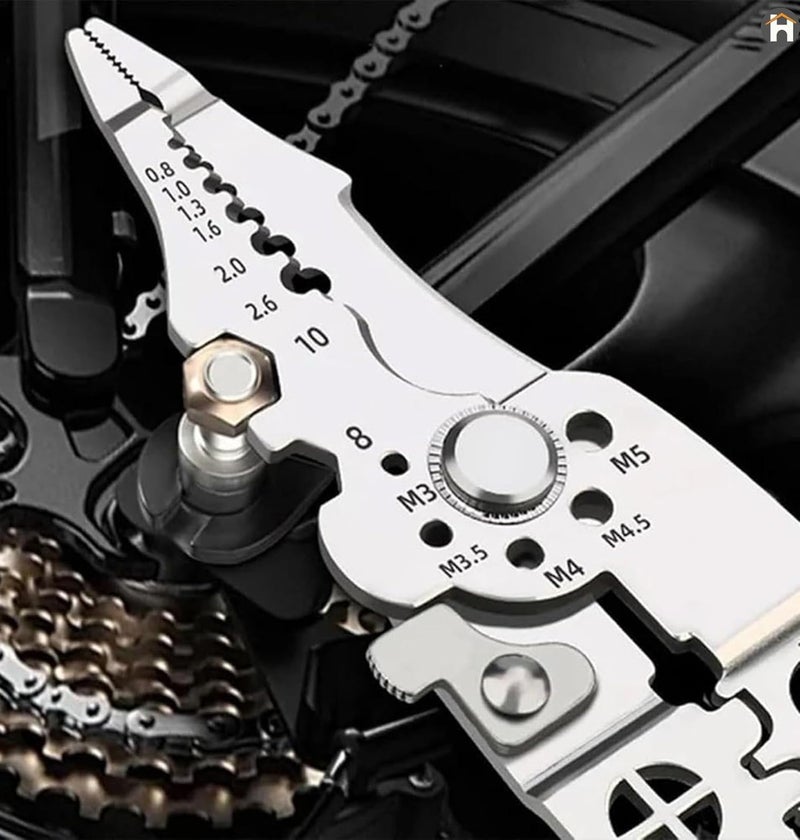 FALONG 27 in 1 Multifunctional Wire Stripper Crimper Cable Cutter PliersMultifunctional Wire StripperElectric Wire Stripper for ElectricianProfessional Electrical Wire Stripping Pliers - Image 5