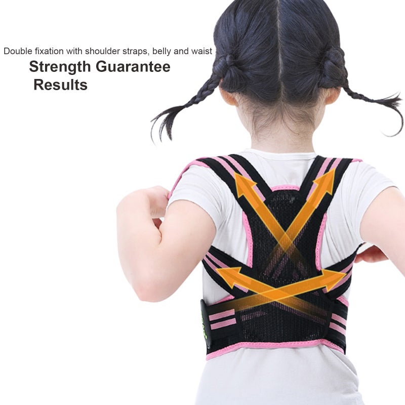 Professional Posture Corrector for Kids, Adjustable Upper Back Posture Brace for Teenagers Boys and Girls Under Clothes Spinal Support to Improves Slouch, Humpback, Relieve Back Pain - Image 4