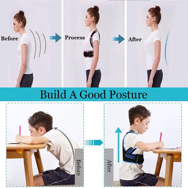 Professional Posture Corrector for Kids, Adjustable Upper Back Posture Brace for Teenagers Boys and Girls Under Clothes Spinal Support to Improves Slouch, Humpback, Relieve Back Pain - Image 3
