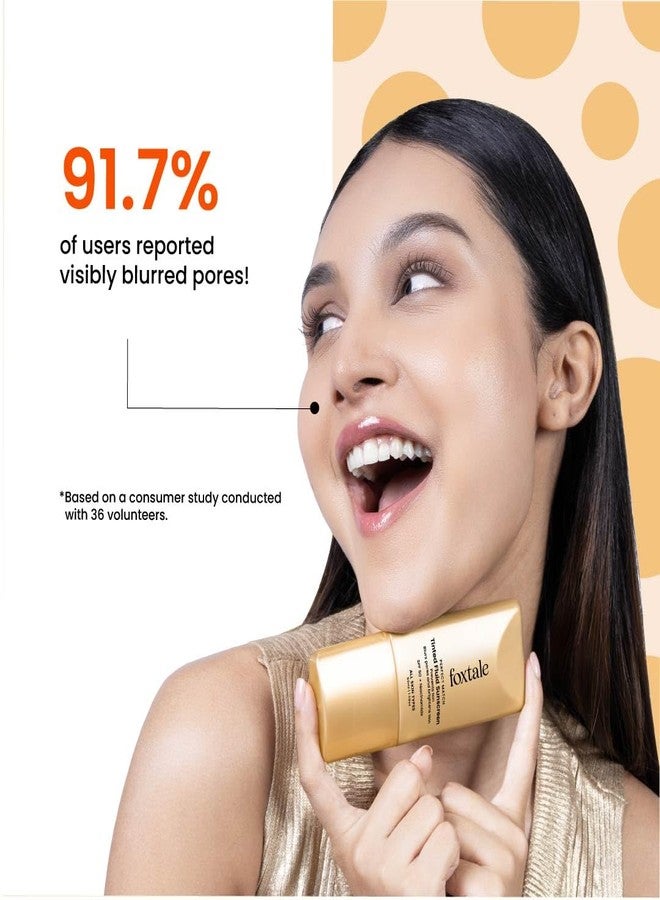 Foxtale SPF 50 Tinted Sunscreen PA++++ - Nude | Niacinamide & Vitamin E | UVA/UVB Protection + BB Cream + Foundation in 1 | Blurs Pores, Evens Tone, Non-Oily Glow | Suitable for All Skin Types | 50ml - Image 5