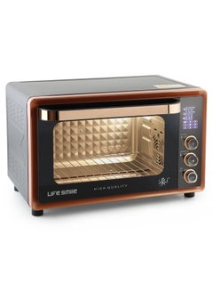 Toaster Oven | Large 35 Liters 6-Slice Convection Toaster Electric Oven Countertop | Multi-Function with Bake, Toast and Broiler | 10-in-1 with Toast, Pizza, Rotisserie | 2200 Watts