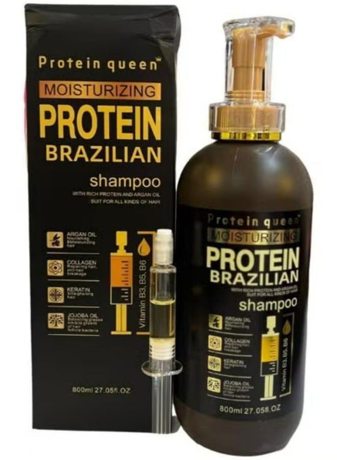 Protein queen Moisturizing Protine Brazilian Shampoo 800 ML