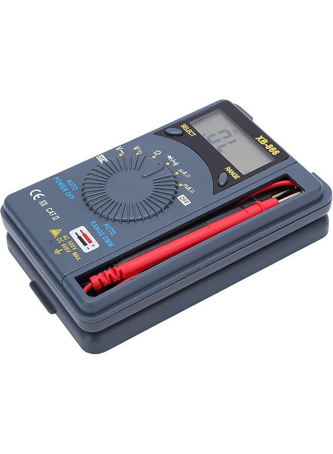 Generic Volt Meter, Portable Small Size And Lightweight Large Range Multi Purpose Digital Multimeter For Measuring Voltage Current For Automotive  - Image 2