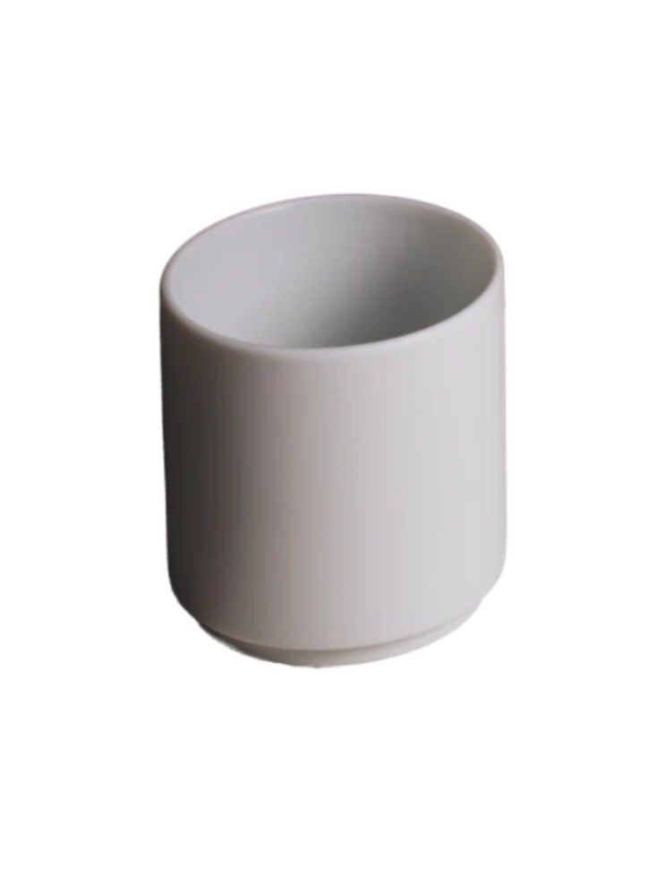 acme Tajimi Short Tumbler, Milk White - 240ml  - Image 1